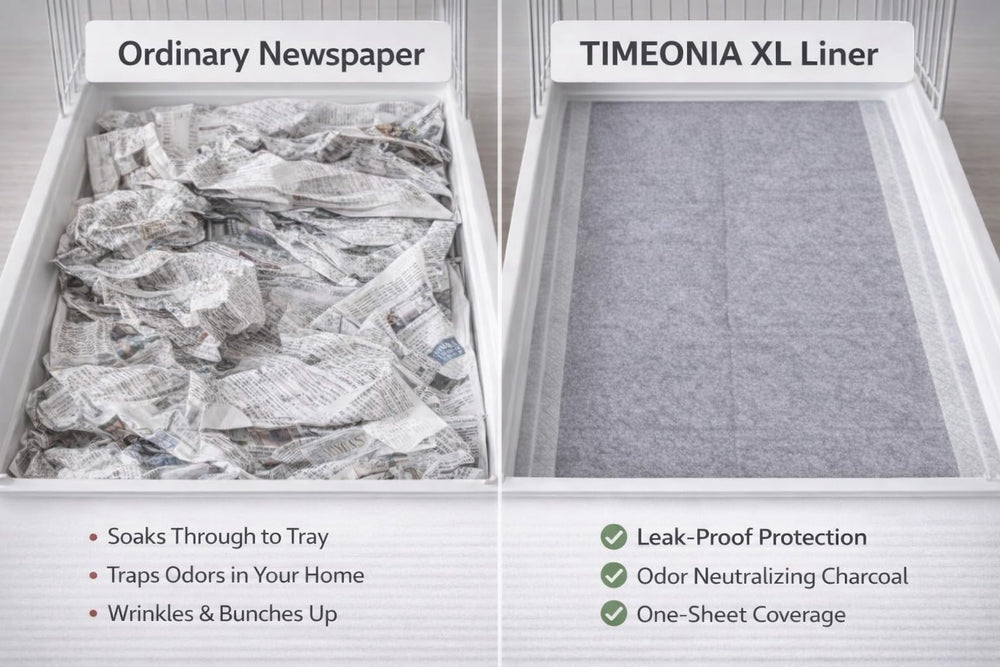 TIMEONIA XL seven-layer leak-proof core protects the tray.