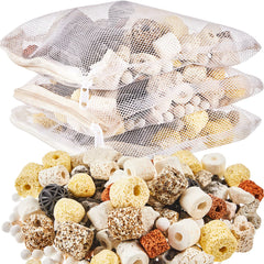 Timgle filter media mesh bag pack keeps media organized for easy filtration.