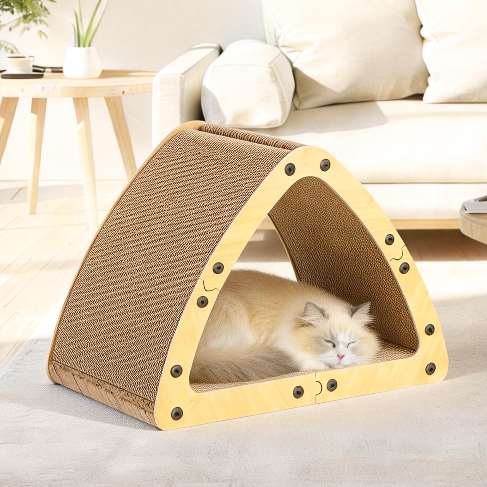 TIMIEEYA space-saving design frees floor space and protects furniture.