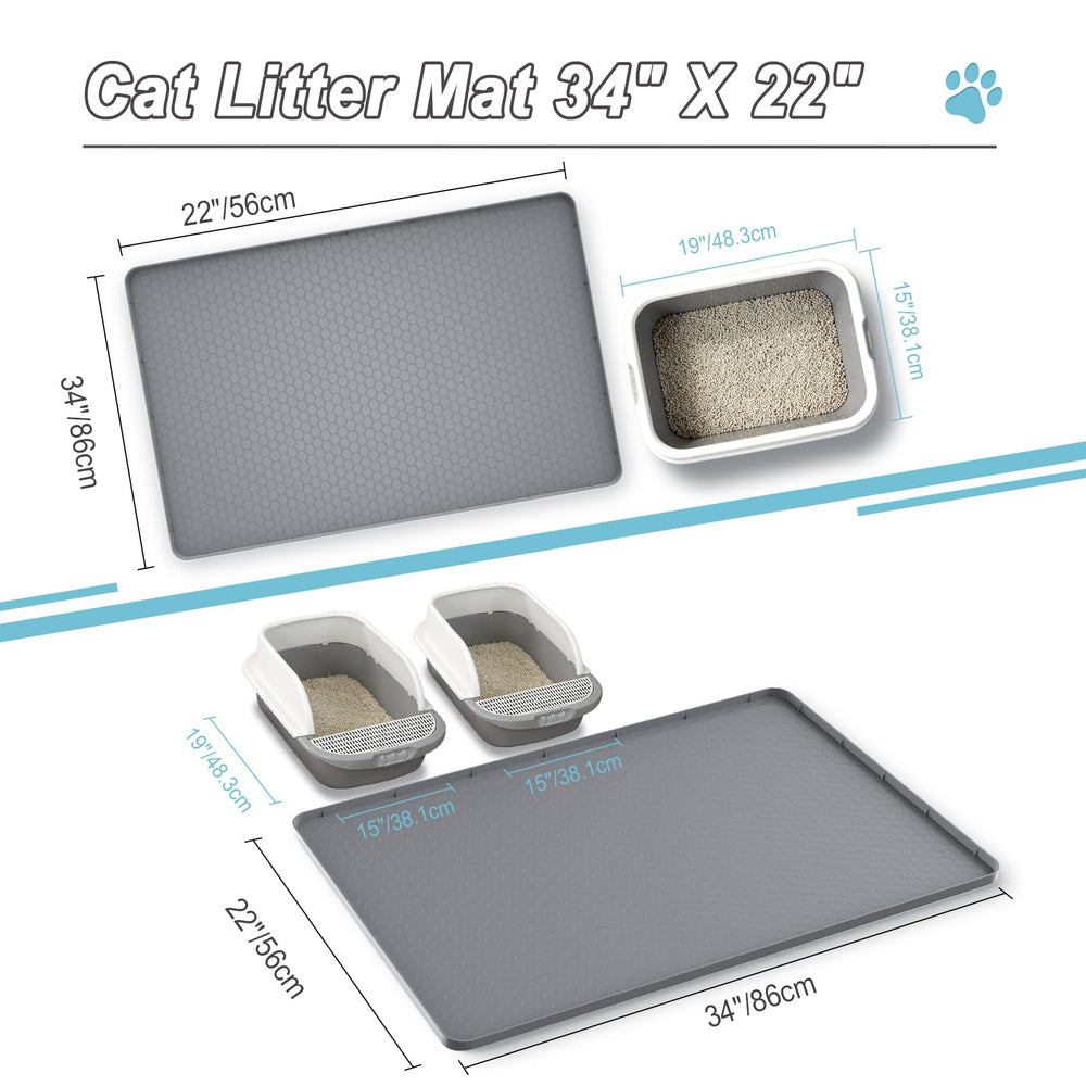 TIMOHCR multi-use design for litter mat, pet mat, or pee pad holder.