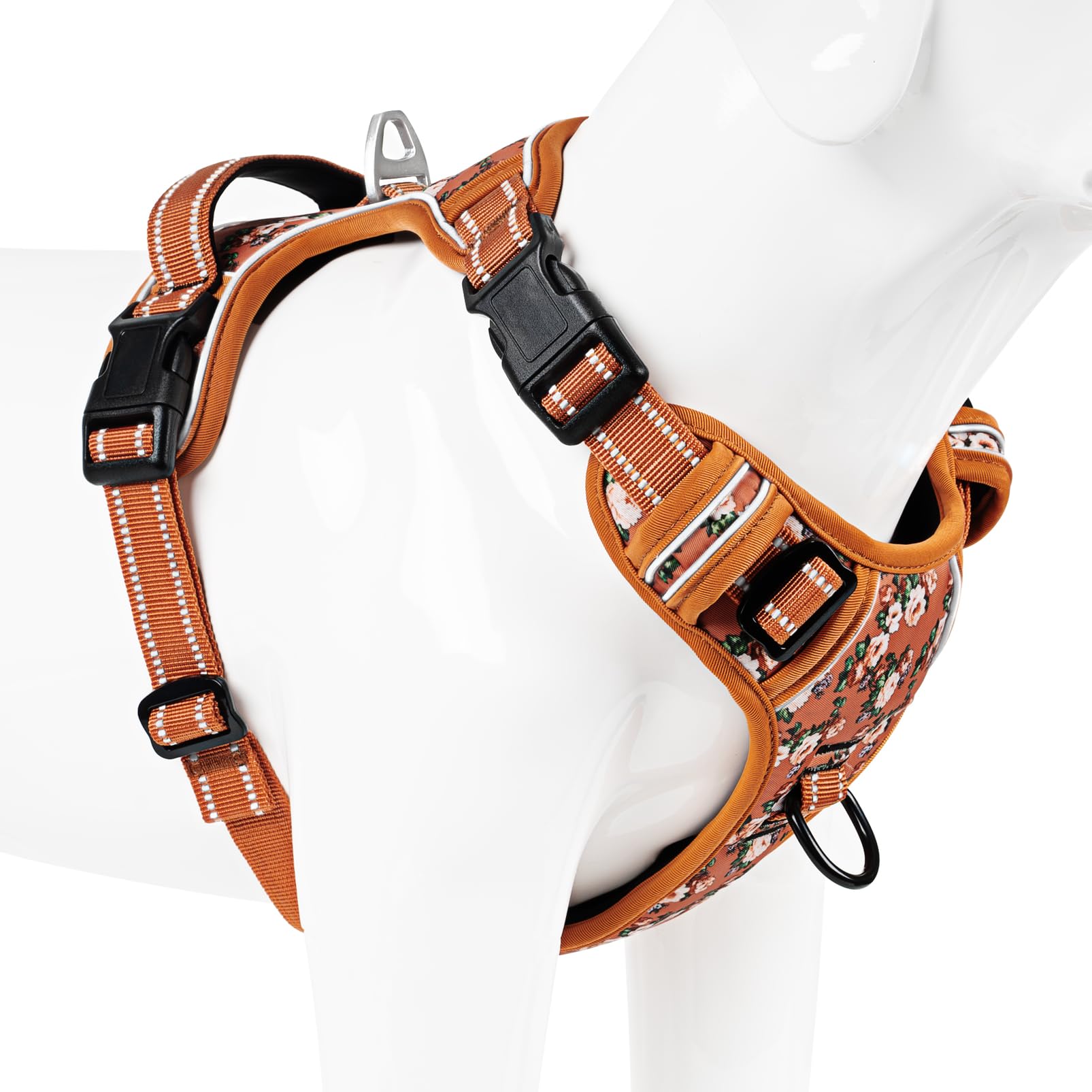 Timos dog harness soft padding and breathable lining detail