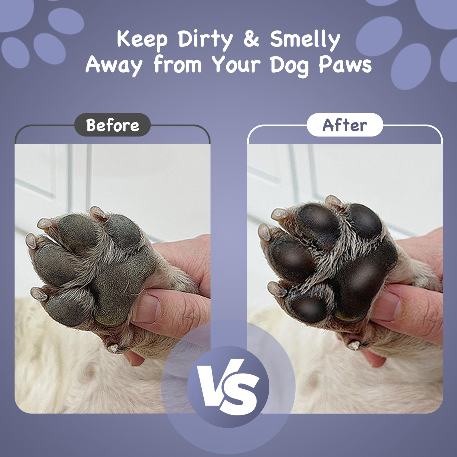 Tinioey paw cleaner ergonomic handle provides a comfortable grip.