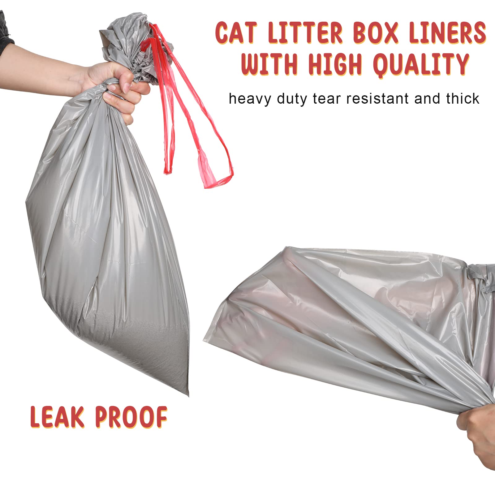 Tinlade tear-resistant plastic liner showcases durability during scooping