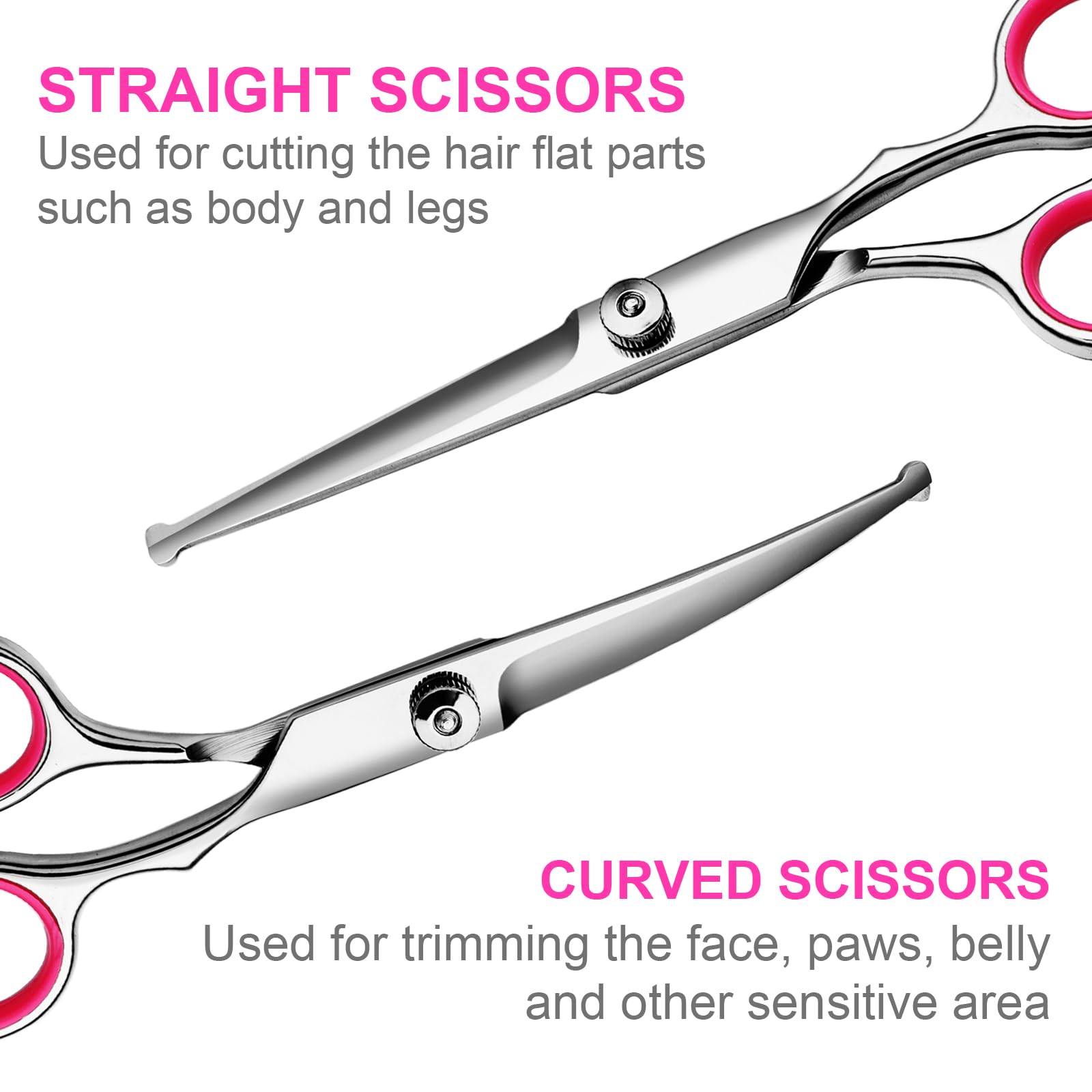 TINMARDA grooming comb with rounded-tip teeth for detangling