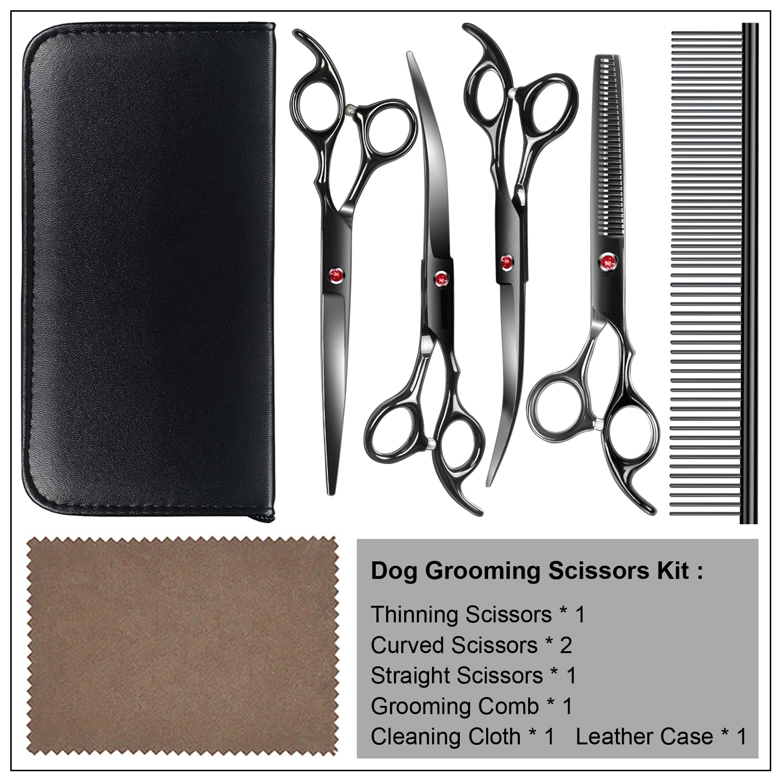 TINMARDA black leather case keeps tools organized and protected for sessions.