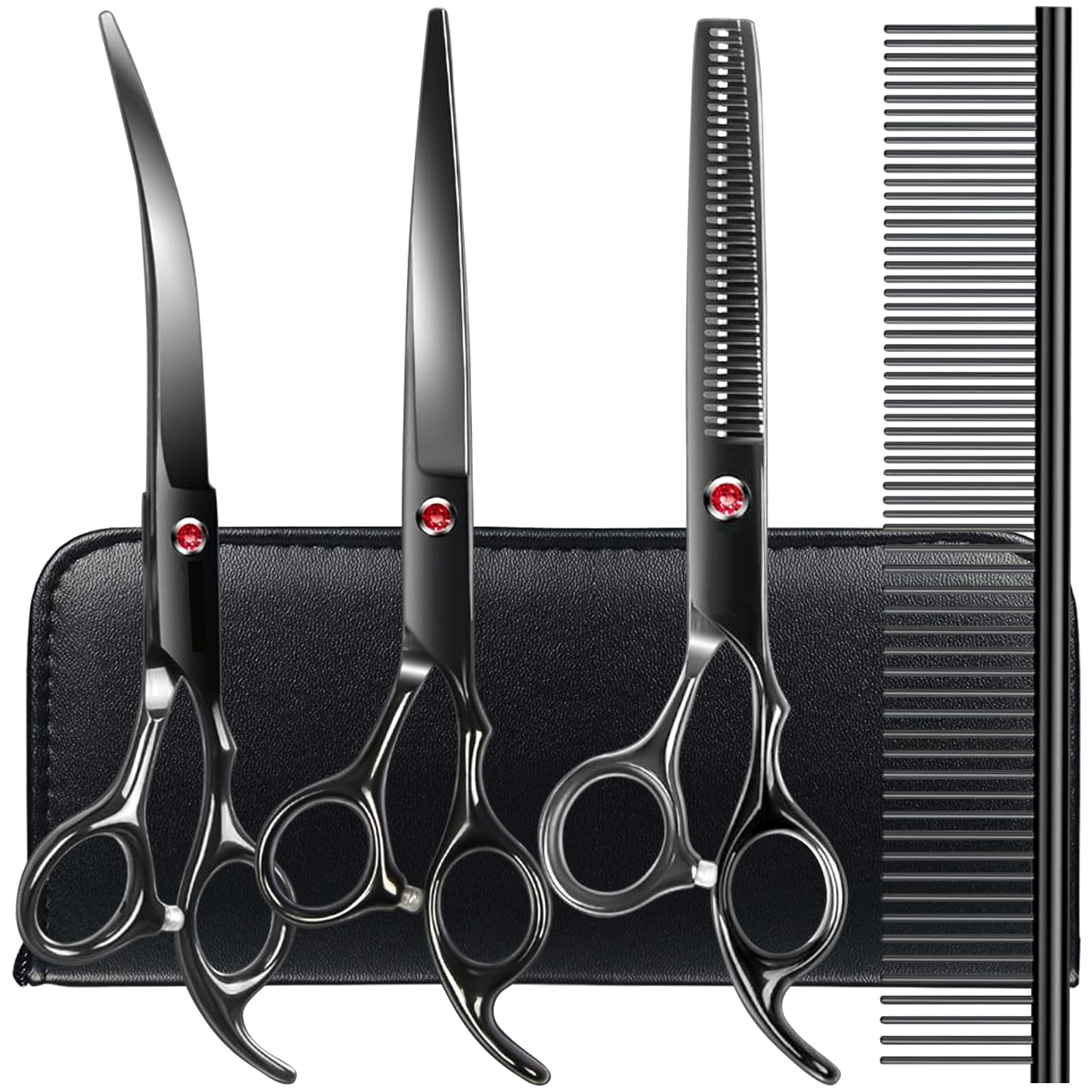TINMARDA thinning shears 7.3 inch for precise thinning and smooth blends on pets