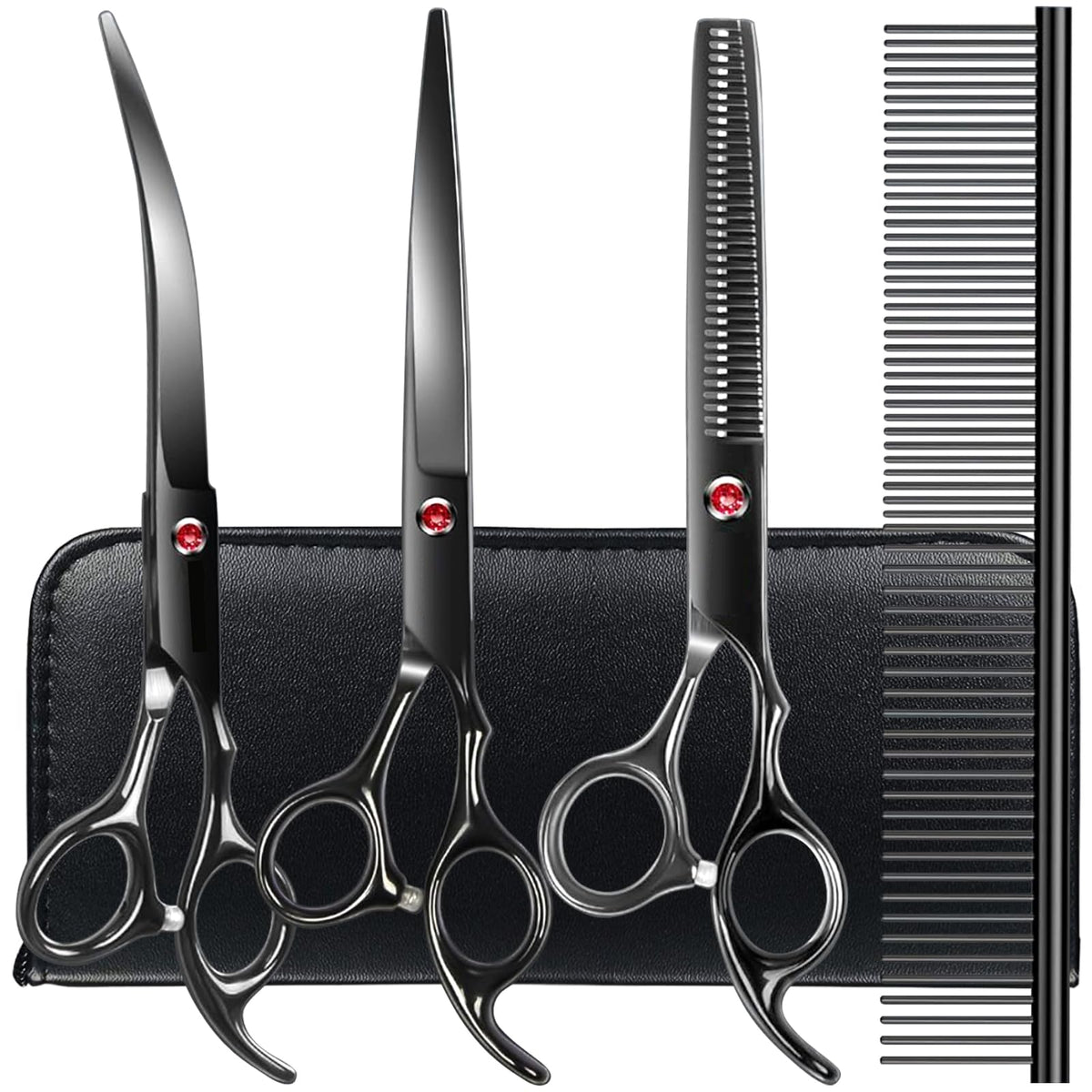 TINMARDA thinning shears 7.3 inch for precise thinning and smooth blends on pets