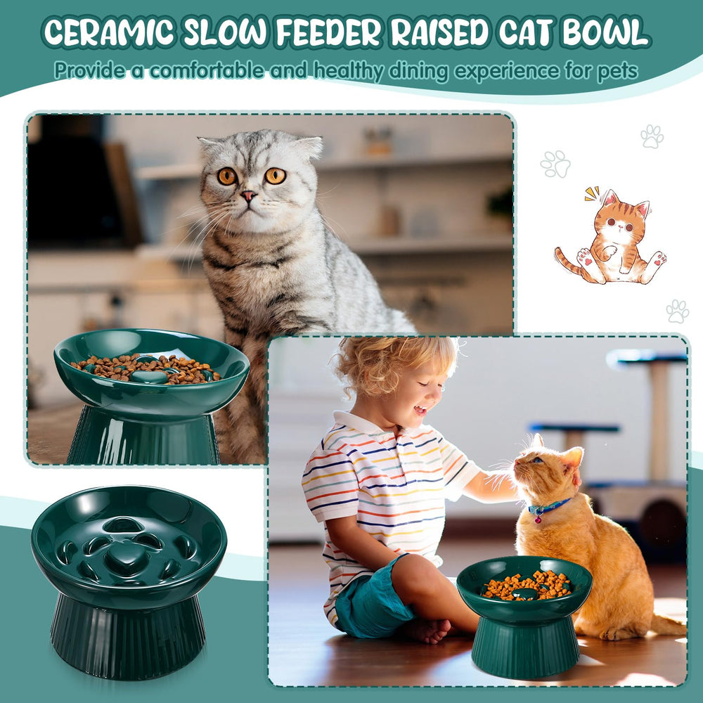 Tioncy multipurpose ceramic bowl suitable for dry, wet food or water
