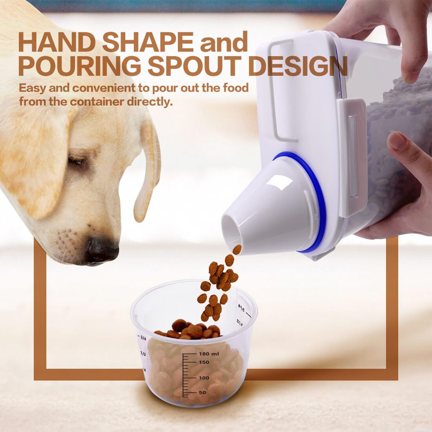 TIOVERY large pour spout makes refilling and pouring effortless.