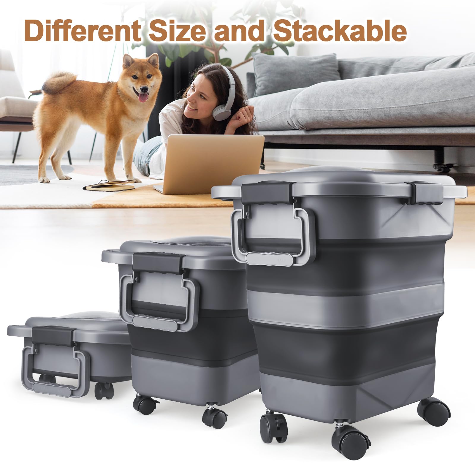 TIOVERY stackable design helps maximize storage space.