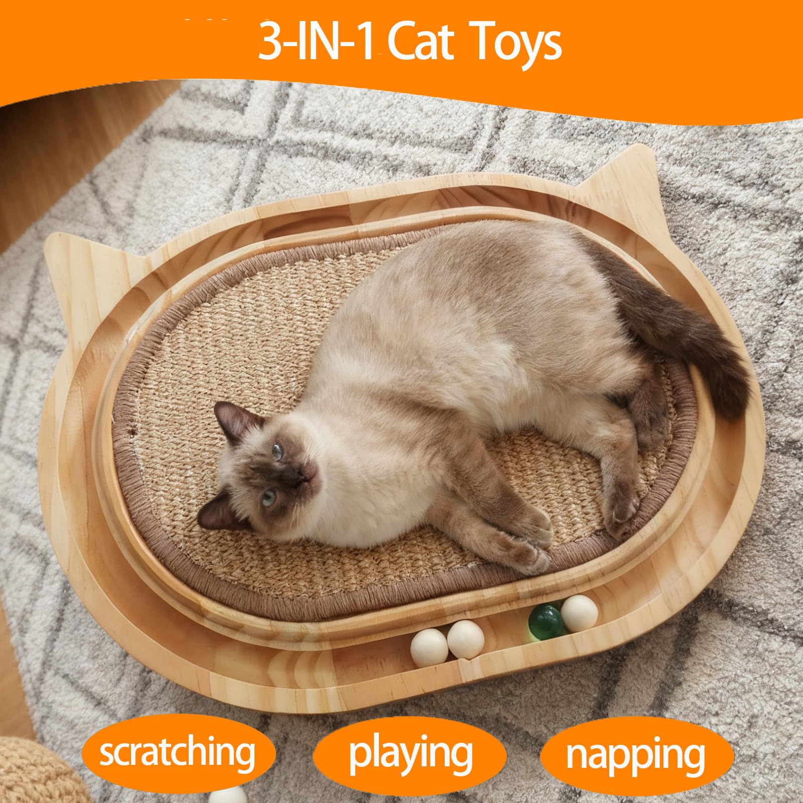 Tismucel interactive ball track image highlighting engaging chase and exercise.