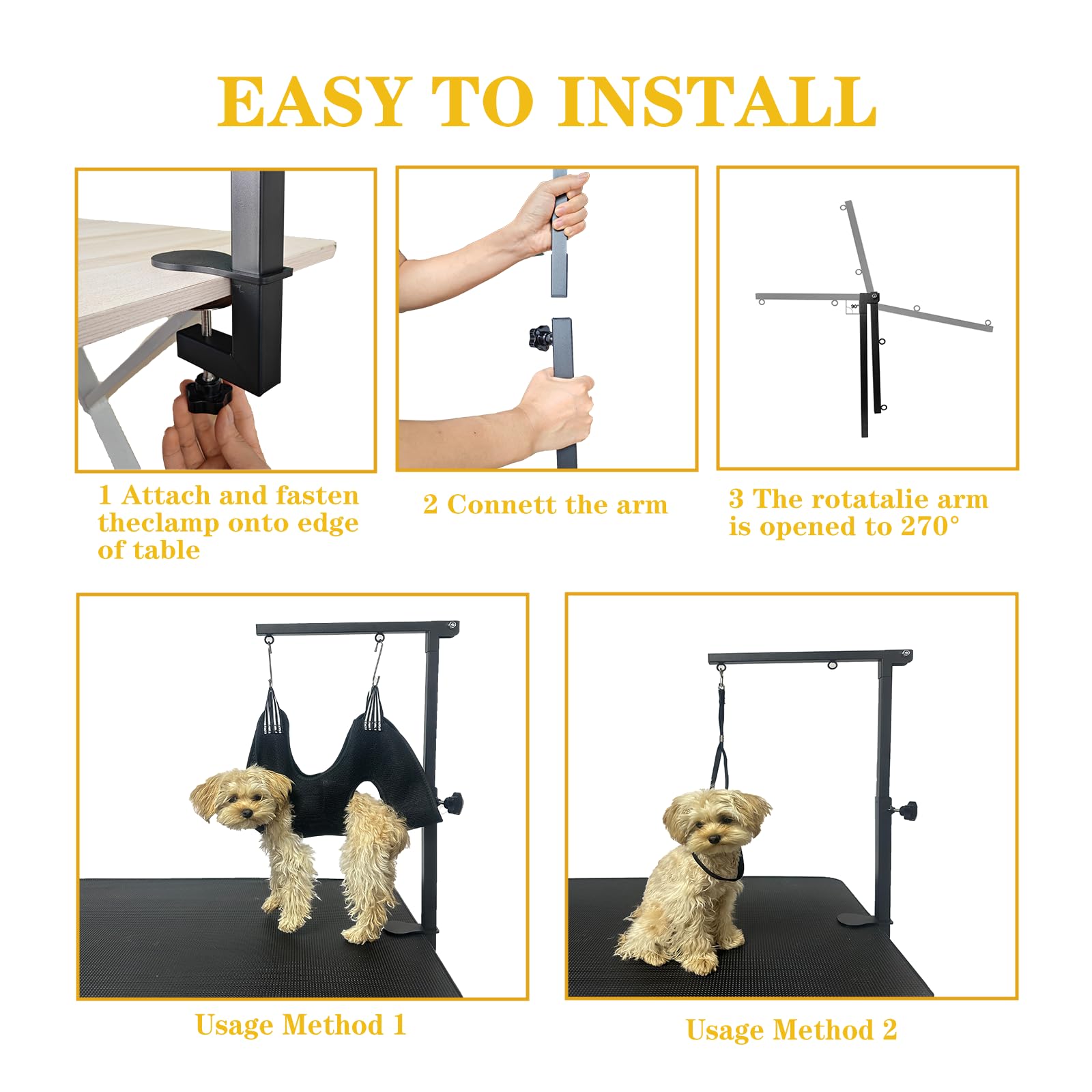 tiuire home salon dog grooming kit for small dogs and cats