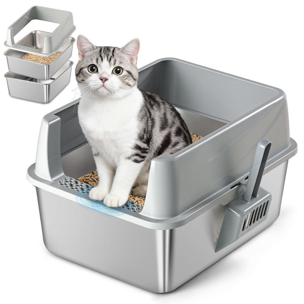 TIUUBT anti-leakage design keeps litter contained and tidy.