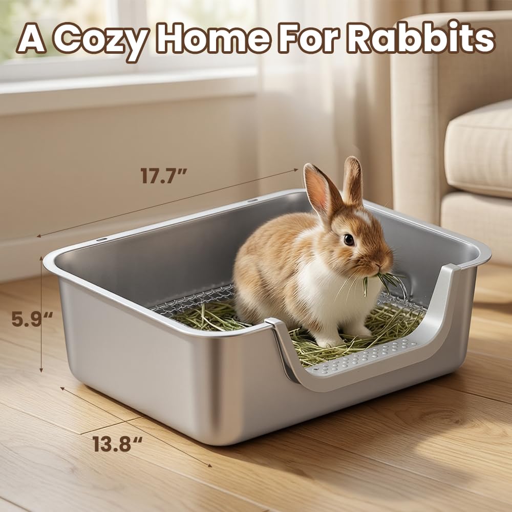 TIUUBT roomy design supports comfortable bunny movement and hopping.