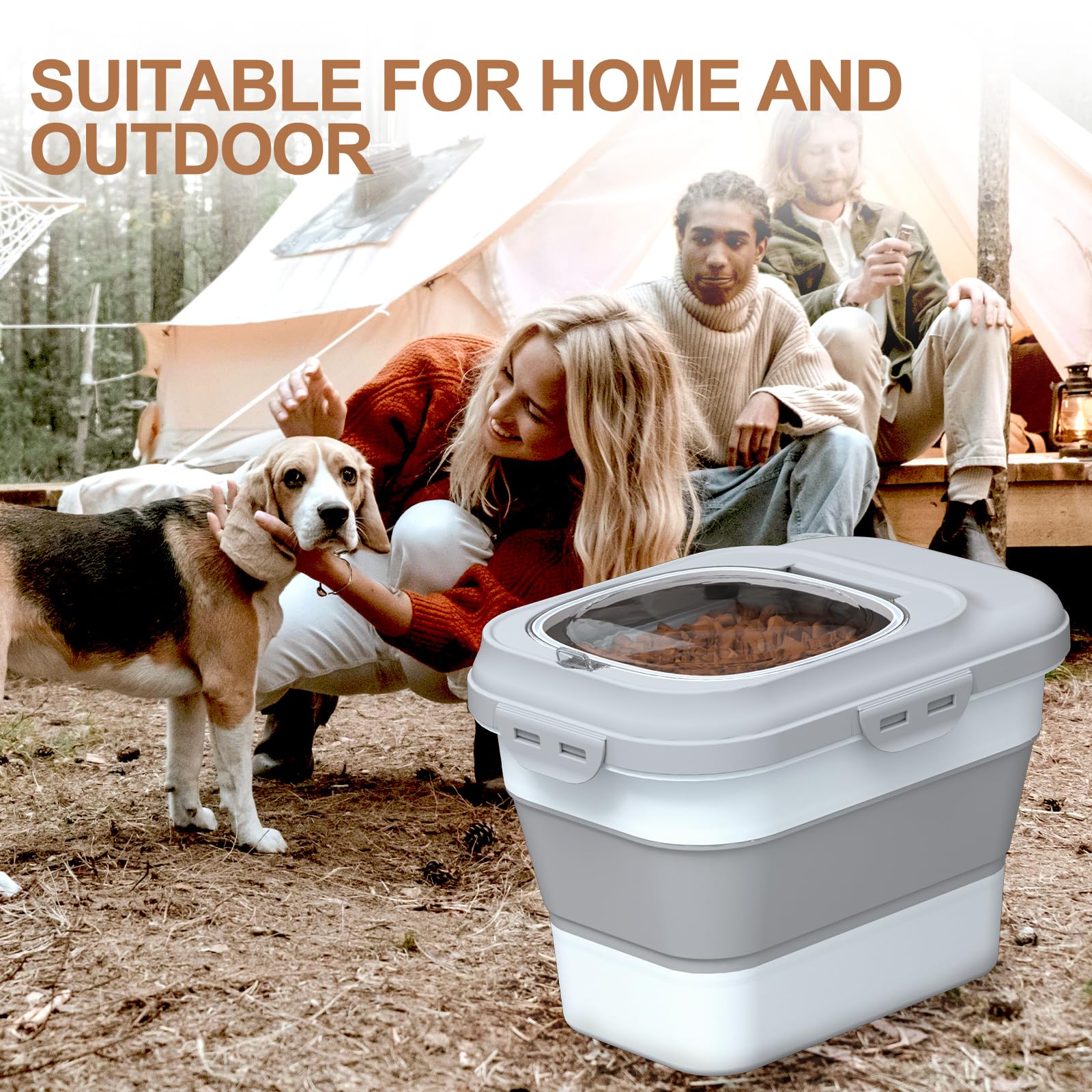 TIOVERY BPA-free plastic ensures safe dry food storage.
