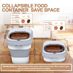 TIOVERY airtight-seal dog food container keeps moisture out and kibble fresh.