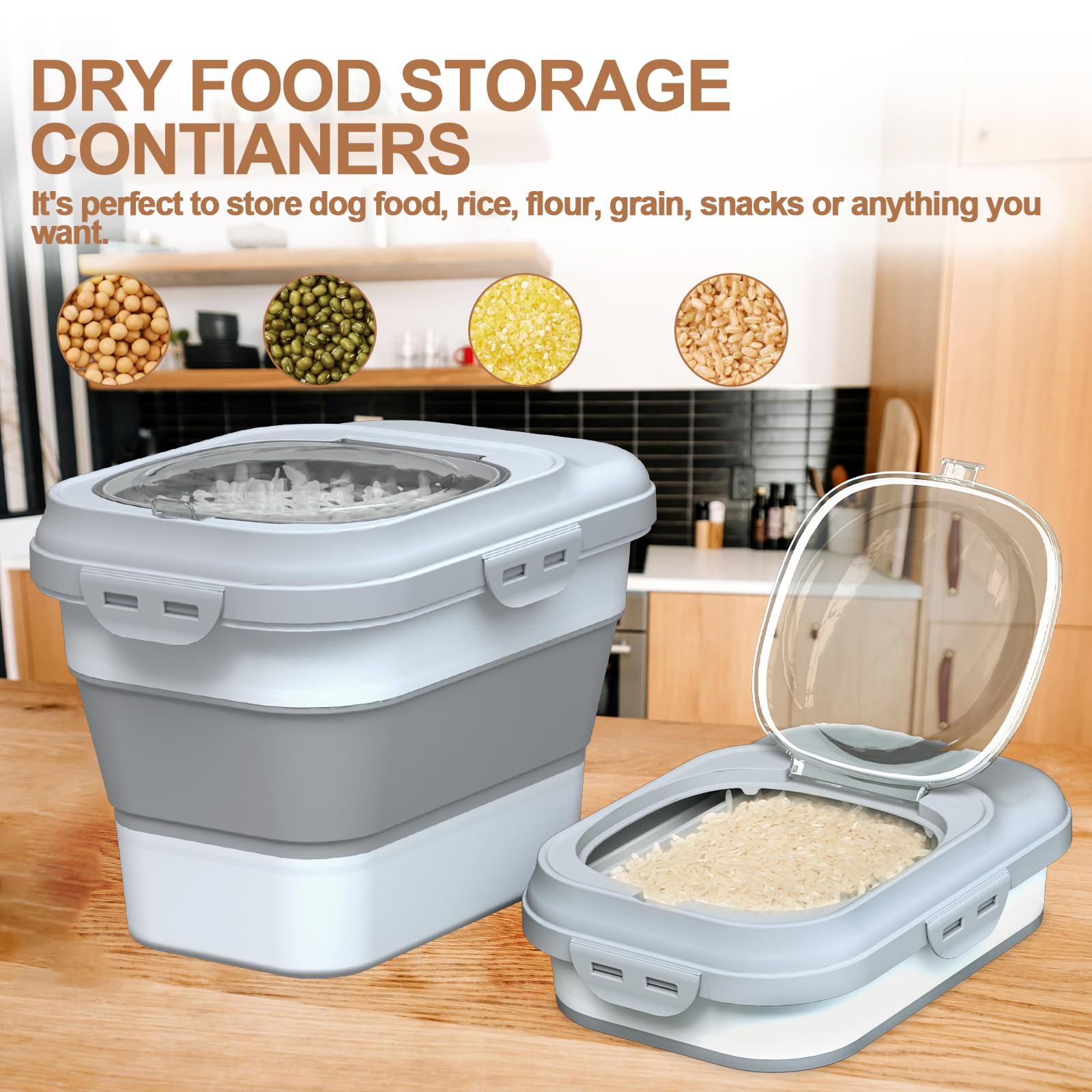 TIOVERY transparent body helps estimate food quantity at a glance.