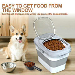 TIOVERY see-through lid enables glance at contents.