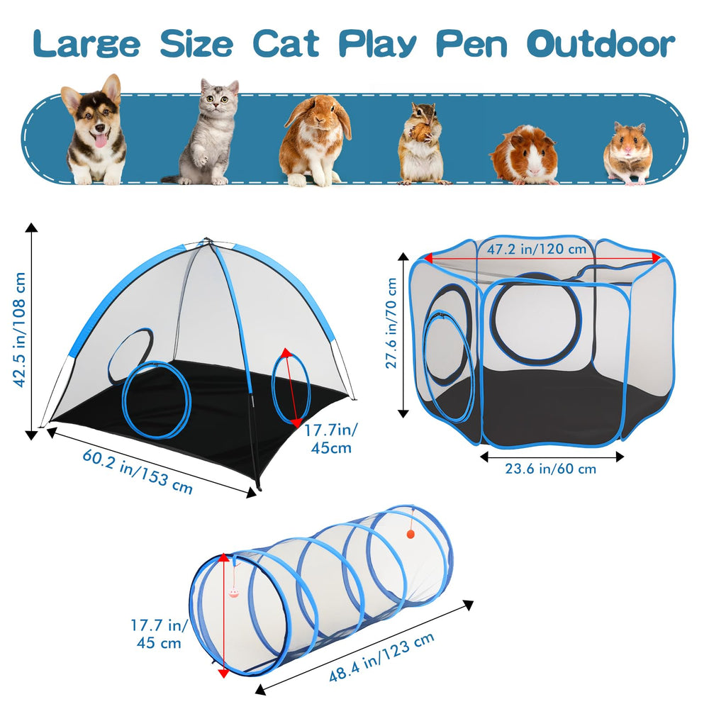 Tivray Catio tunnel connectors enable seamless expansion for play areas