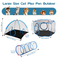 Tivray Catio tunnel connectors enable seamless expansion for play areas