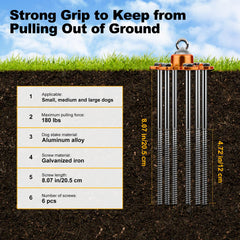 Tivray stake installed in clay ground shows deep grip against pulls.