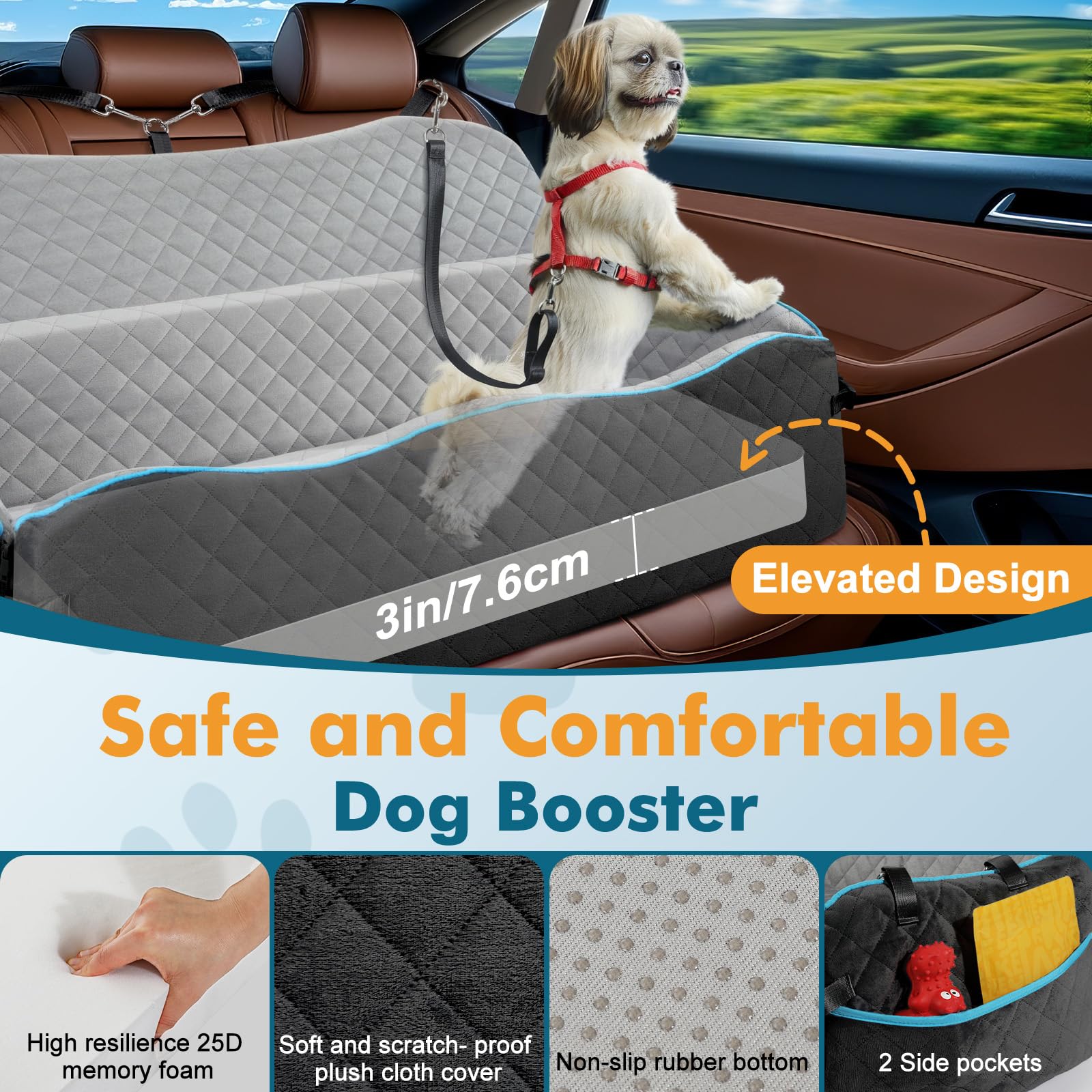 Tivray front flap with zipper lowers to transform into a cozy bed.