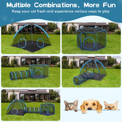 Tivray Outdoor Enclosure bottom is waterproof for easy cleaning after outdoor use