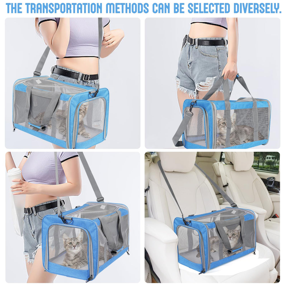 TIYOLAT foldable Oxford carrier saves storage space
