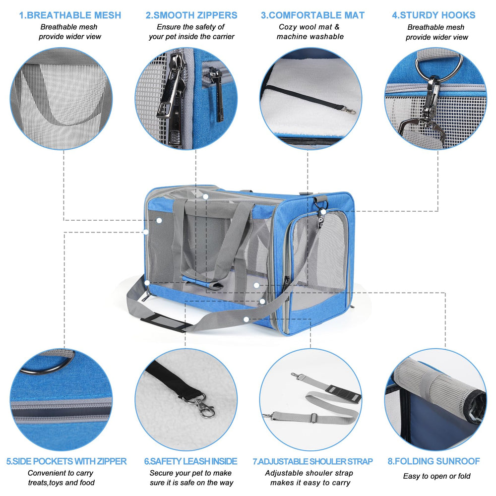 TIYOLAT adjustable shoulder strap enables hands-free travel
