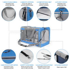 TIYOLAT adjustable shoulder strap enables hands-free travel