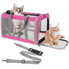 TIYOLAT pet carrier top ventilation for airflow and pet awareness