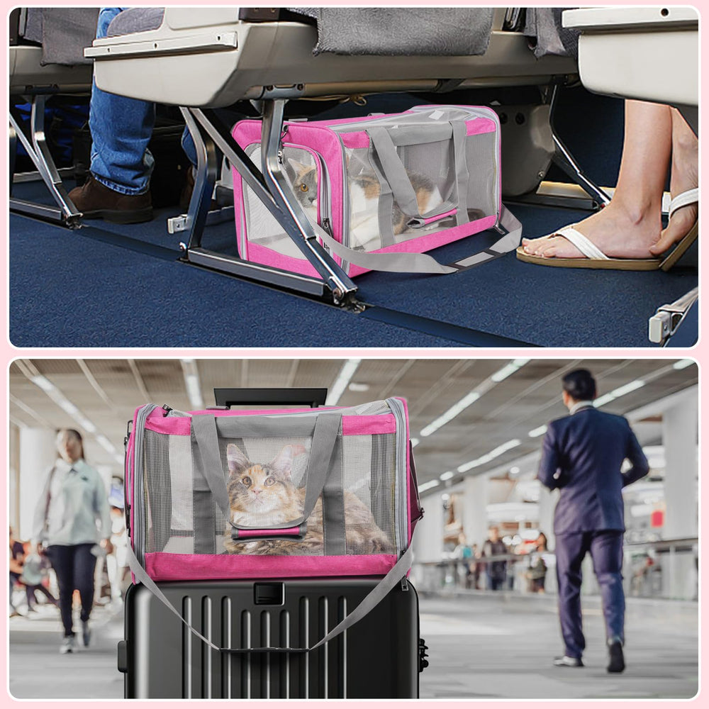TIYOLAT pet carrier washable mat and foldable design