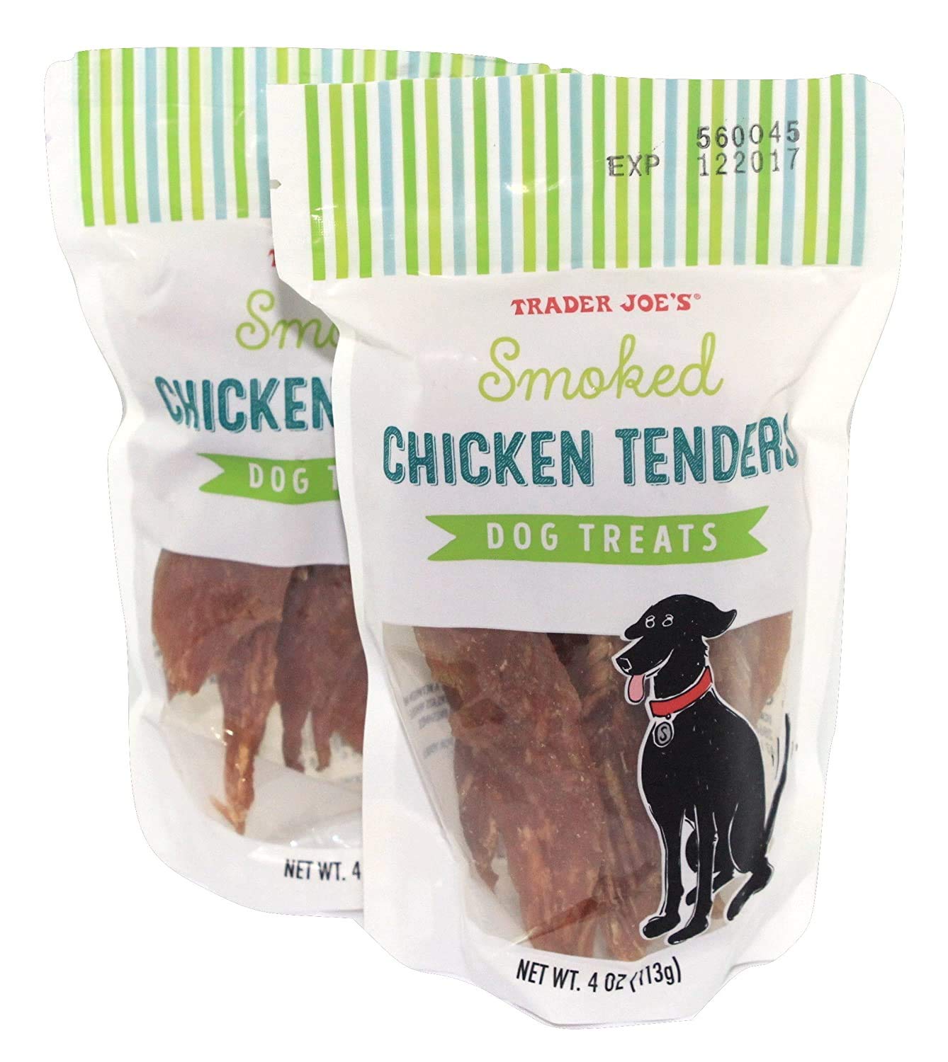 TJ's Smoked Chicken Tenders dog treats are a protein-rich reward for training and everyday snacking.