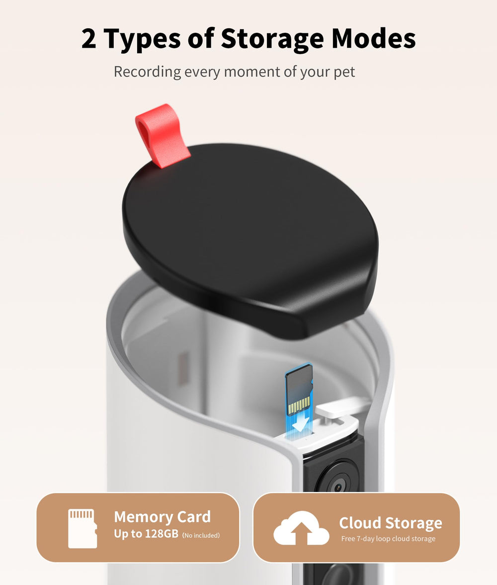 TKENPRO treat tossing supports remote rewarding during playtime