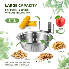 TKMSV bonus water bath swim tray supports birds and thirst relief