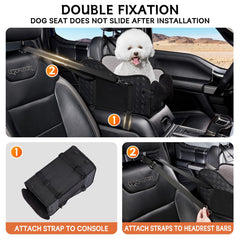 TKYZ center console dog seat offers large space for small dogs