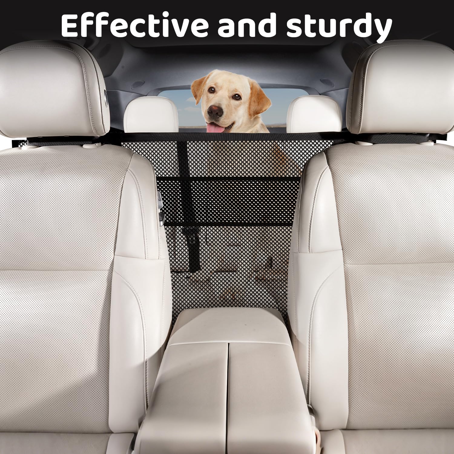 TKYZ mesh pocket keeps leashes and toys within reach.