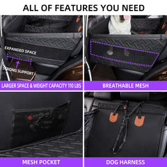 TKYZ dog car hammock bed provides secure, cozy rest