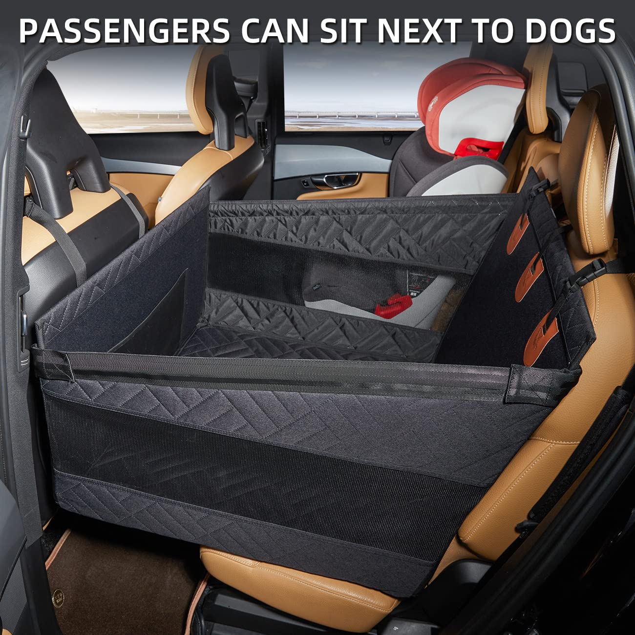 TKYZ dog car seat mattress surface for comfortable resting.