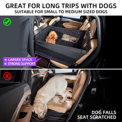 TKYZ waterproof large dog seat cover protects backseat and cleans easily