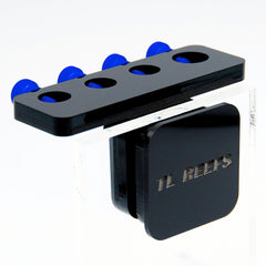 TL Reefs magnetic probe holder mounted on sump for organized setup.