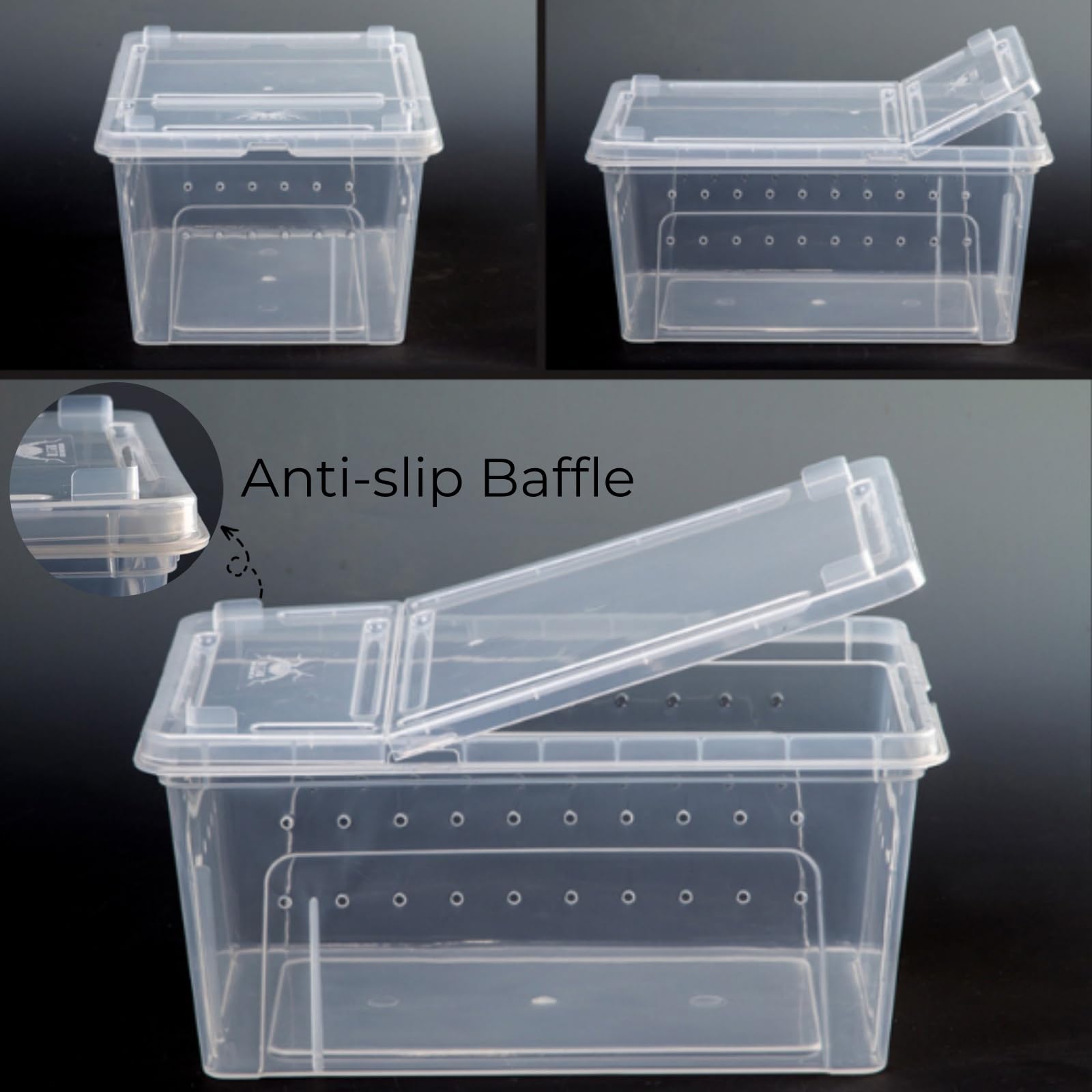 Tlence double opening feeding box for easy access and feeding.