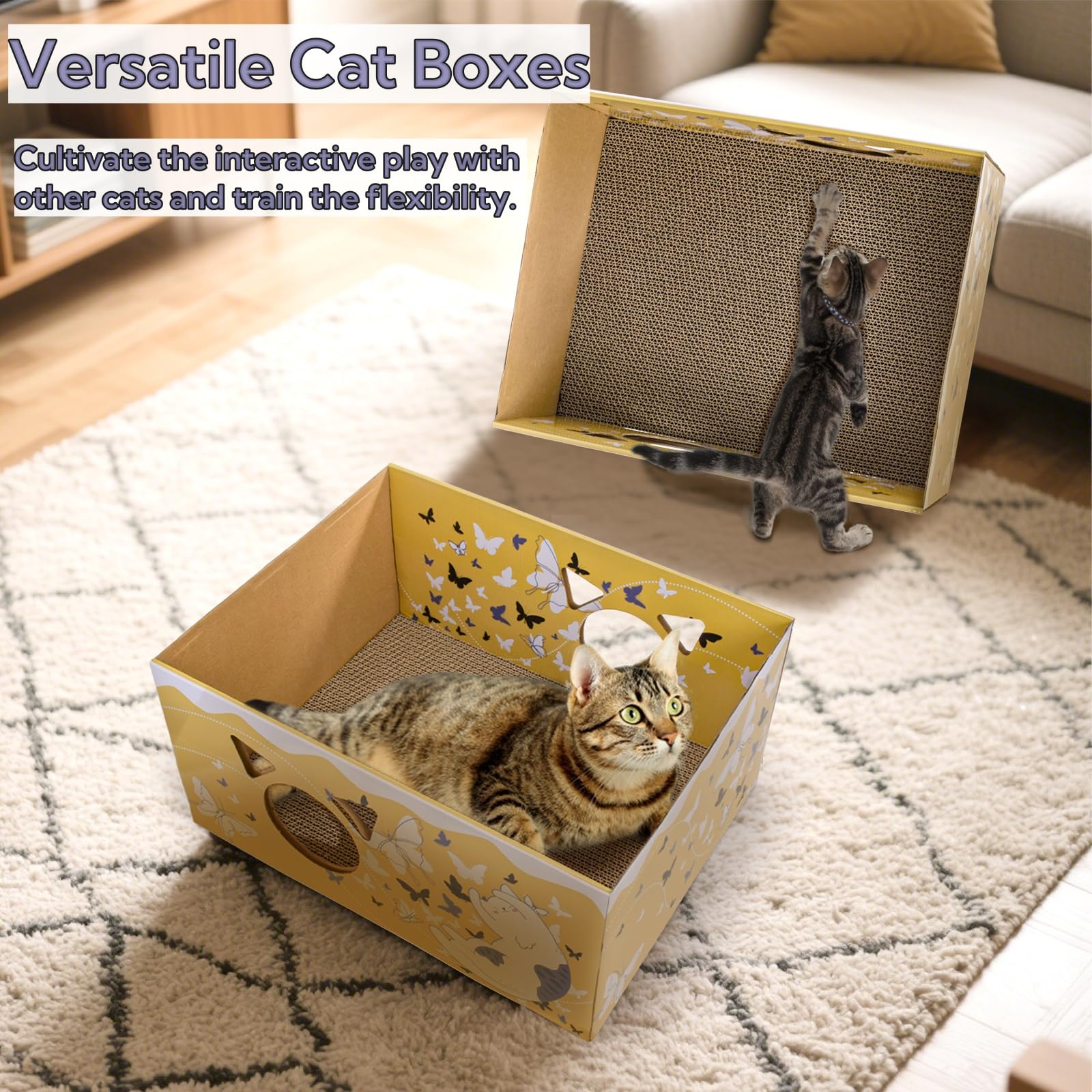 Tlence double-sided scratch pad close-up highlighting extended scratching surface