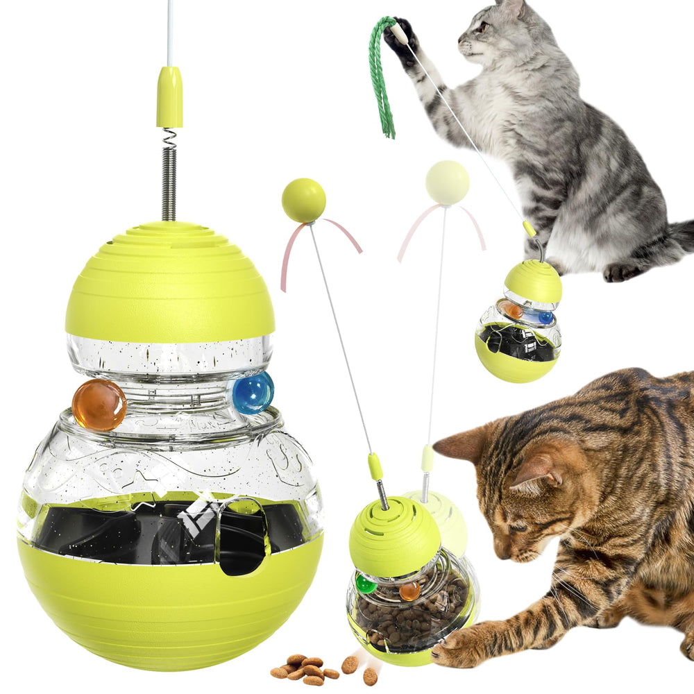 TLKNG Cat Toy wobble base keeps indoor cats engaged and active.