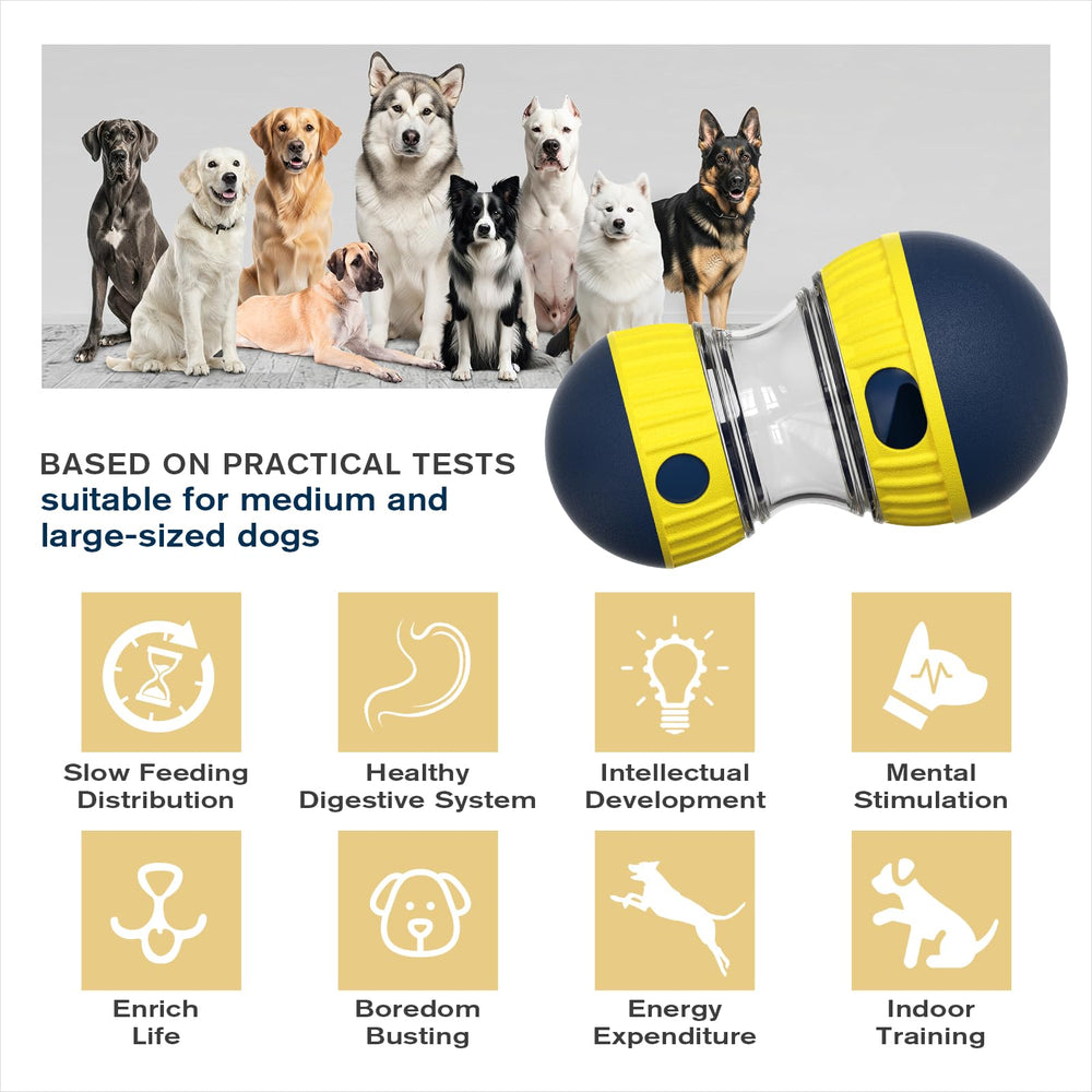 TLKNG dual-end design promotes varied play as treats release from both sides
