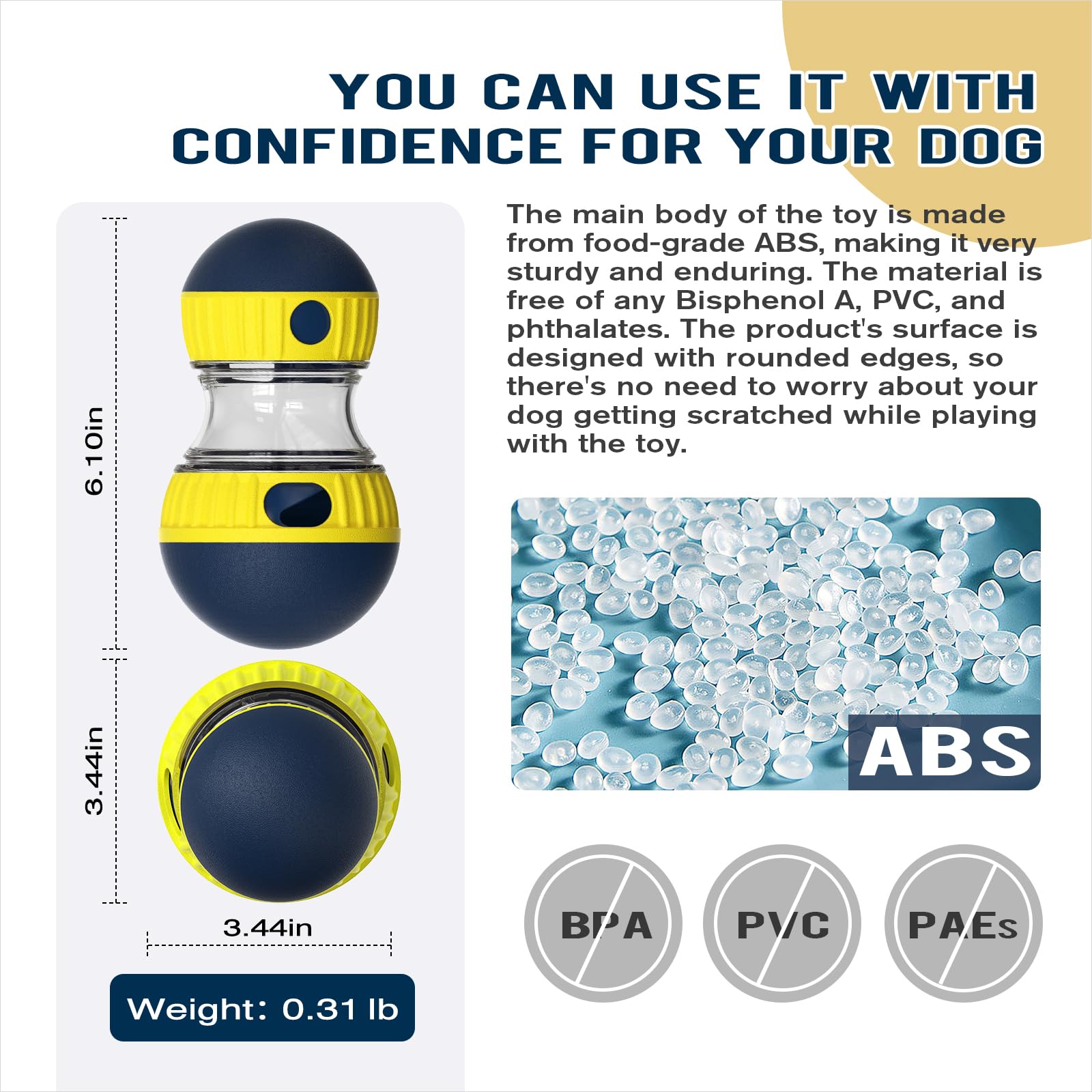 TLKNG durable food-grade ABS construction ensures long-lasting enrichment.