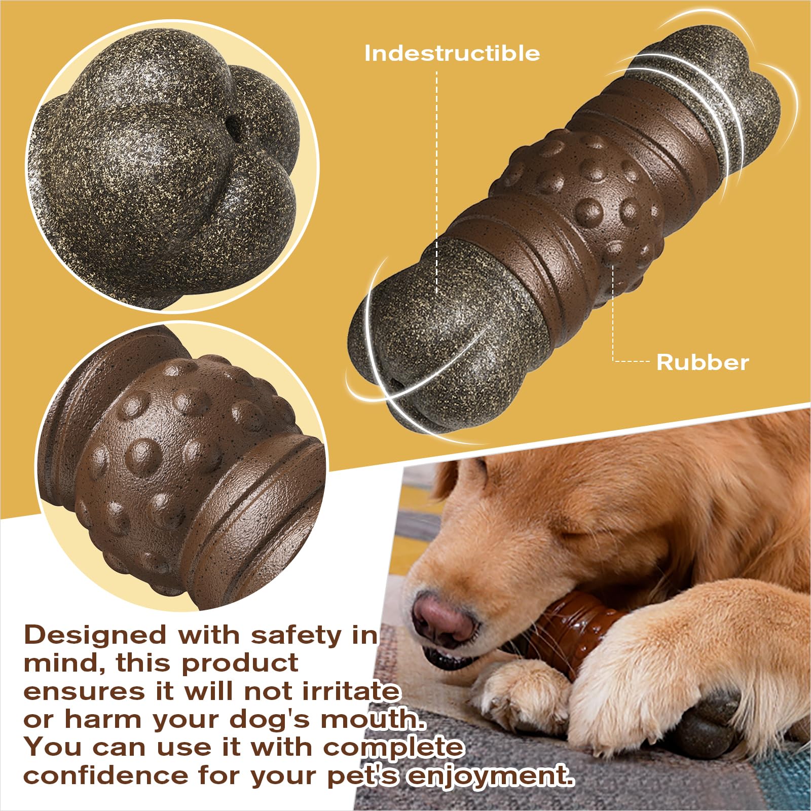 TLKNG indoor-outdoor dog toy excites dogs with squeak and fetch play
