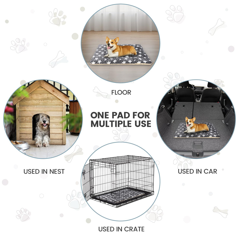 TMbsfatn dog bed mat grey washable feature for easy care