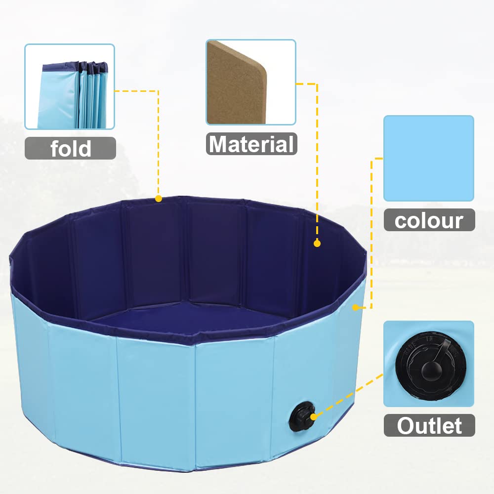 TMbsfatn foldable design with quick-outlet for simple emptying.