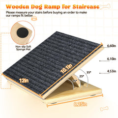 TNELTUEB ramp with non-slip surface providing secure grip for pets